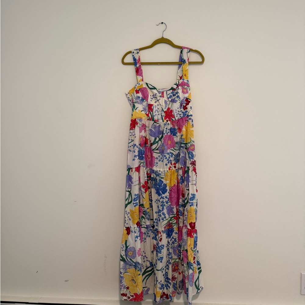 Zara Floral Maxi Dress - Multicolor